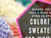 Colorful Sweaters Grown Women 2024