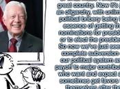 Carter Warned That Unlimited Political Contributions Leads Oligarchy