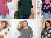 Plus Size Women Sleeve Swing Tunic