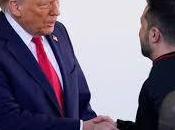 Trump, Apparently Realizing Meeing with Zelensky Diplomatic Disaster, Tries Change Subject Calling Ceasefire Russia-Ukraine