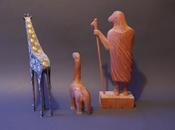 ChatGPT Imagines Three Different Backgrounds Small Sculptures