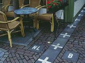 Cafe That Sits Right Borderline Between Belgium Netherlands
