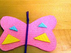 Kids Crafts:Foam Butterfly
