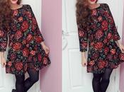 OOTD Missguided Oversized Rose Dress