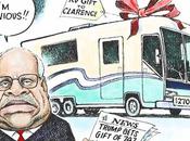 Clarence's Bribe Looks Tiny Beside Trump's