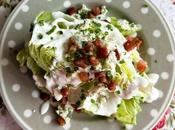 Iceberg Wedge Salad with Blue Cheese Bacon