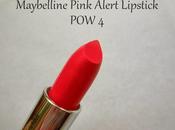 Maybelline Colorsensational Pink Alert Lipstick Review Swatch