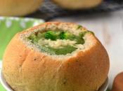Broccoli Cheese Soup Bread Bowl