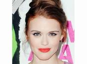 Makeup Holland Roden, Orange Lips