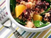 Quinoa Salad with Roasted Beets, Chick Peas Orange