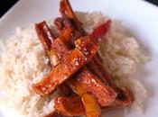 Tofu with Pomegranate Molasses Chili