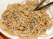 Soba Noodles Salad with Ginger Peanut Dressing