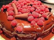 Sacher Chocolate Cake With Raspberries