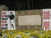 anti-Obama Posters Masters Golf Tournament