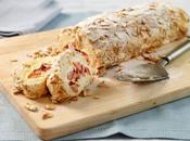 Simple Strawberry Meringue Roulade