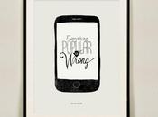 Oscar Wilde Quoted Hand Lettered Print