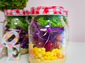 Meal Prep Rainbow Salad Jar!