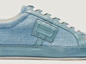 Forecast Calls Blue: Dolce Gabbana Woven Sneakers