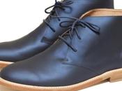 Vanishing Elephant Classic Desert Boot Navy Metallic