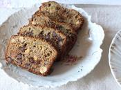 Banana Bread with Flax, Figs, Hazelnuts Chocolate Chips