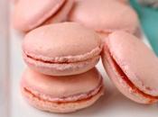 Rose Raspberry Macarons