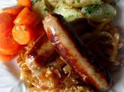 Braised Bangers Cabbage