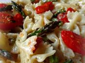 Pasta Salad with Roasted Tomatoes Asparagus