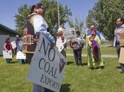 Tribes Fight Upstream Battle Protest Coal Terminal