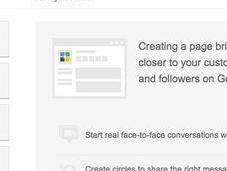 Create Google+ Page: It's Easy!