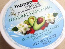 Human Nature Hair Mask with Avocado Gugo Bark