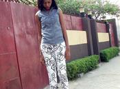 Printed Pants:::Budding Flowers