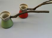 Coffee with Olive Sprig Handle