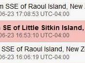 Quake Strikes Alaska, Large Quakes Zealand