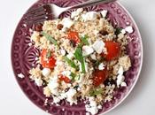 Couscous with Mint Cherry Tomatoes Feta