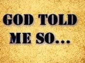 Respond "God Told Comment