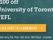 Days Left Save $100 University Toronto's Online TEFL Cert