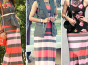 Three Ways Wear Striped Maxi
