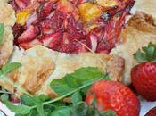 Strawberry Peach Basil Galette Bastille