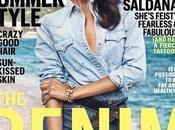 Cover: Saldana Marie Claire August 2014