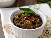 Thotakura Thelagapindi Kura (Amaranth Greens-Sesame Curry)