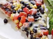 Super Healthy Corn Black Bean Pizza