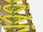 Shoe Jason Snake-Print Cage Sandal