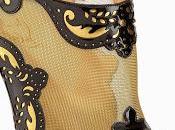 Shoe Christian Louboutin Mandolina Laser-Cut Mesh Bootie