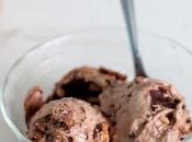 Chocolate Cream with Peanut Butter Cookie Dough Fudge Swirls
