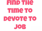 Find Time Devote Searching