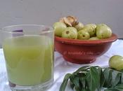 Indian Goosebery (Nellikai) Juice /Amla with Ginger Curry Leaves