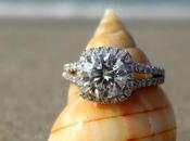 Jewel Week Cushion Halo Engagement Ring Happy Couple