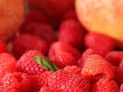 Peach Melba Pavlova with Bourbon Caramel Sauce