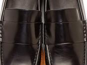 Style Swoon Over: Pierre Hardy Navy Leather Penny Loafers