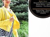 OOTD: Striped Dress Colored Blazer